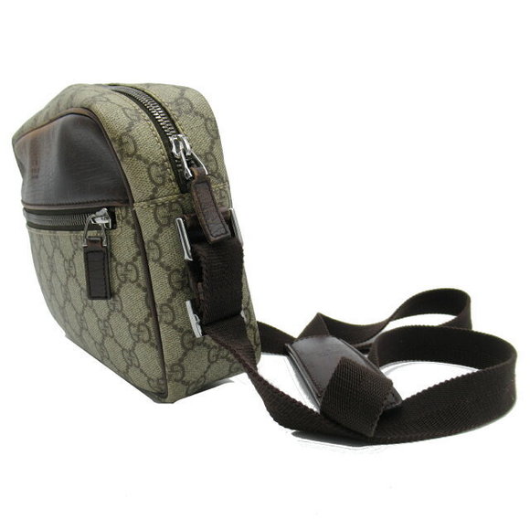 Gucci GG Plus Shoulder Bag Canvas Brown - Picture 3 of 10